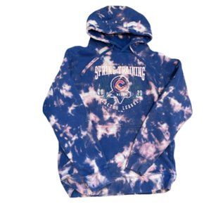 Acid Wash Chicago Cubs 2020 Spring Training Hoodie, Adult Mens Small